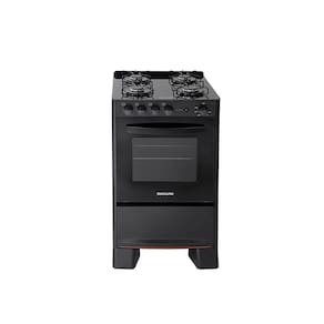 Fogão de Piso Mesa de Vidro Suggar Cook Glass 4 Bocas Preto Bivolt - FGVCG410PT
