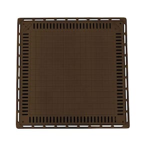Tampa Casa De Máquina Piscina Lisa Simples Grelha 80x80cm M