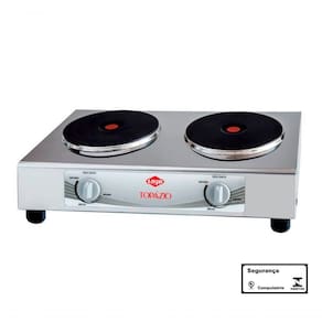 Fogao Eletrico 2 Bocas 4000w Topazio 220v Layr 666