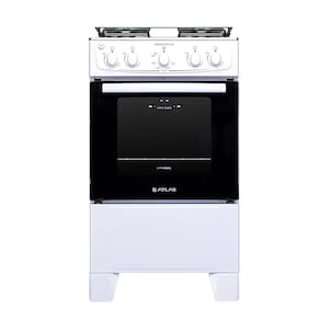 Fogão Atlas Mônaco Plus 4 Bocas Mesa Inox Automático Branco