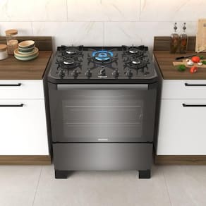 Fogão Itamaster 5 Bocas Prata Bivolt