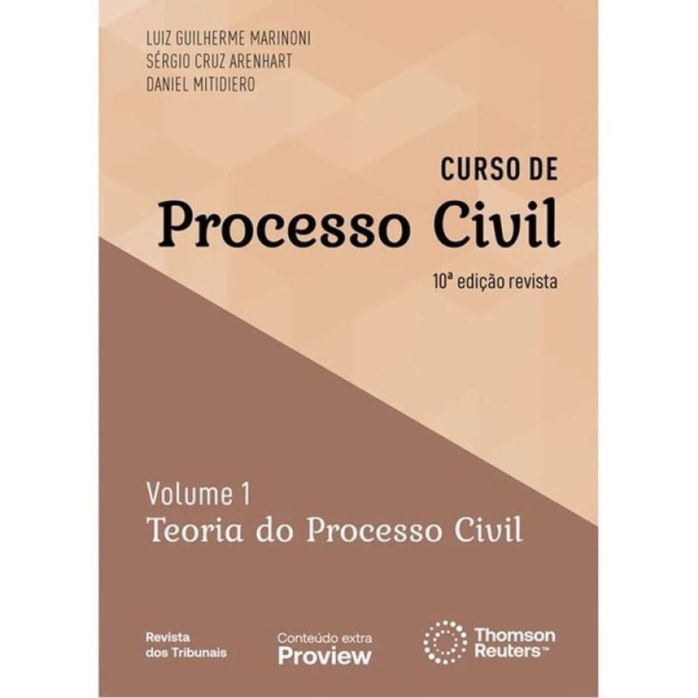 Curso De Processo Civil - 2025 - Vol. 1