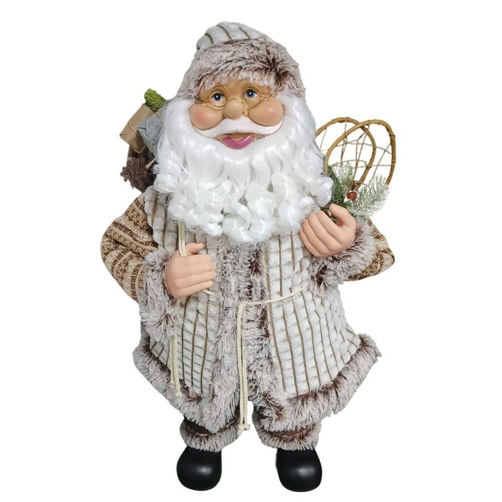 Papai Noel Sc Presente Mr-off White 80cm Magizi