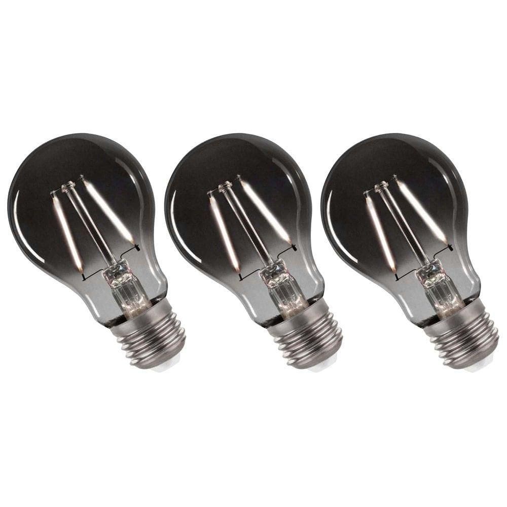 Lâmpada Led Fumê 30w Kit 3 Unidades Vintage Branco Quente Retrô Bivolt