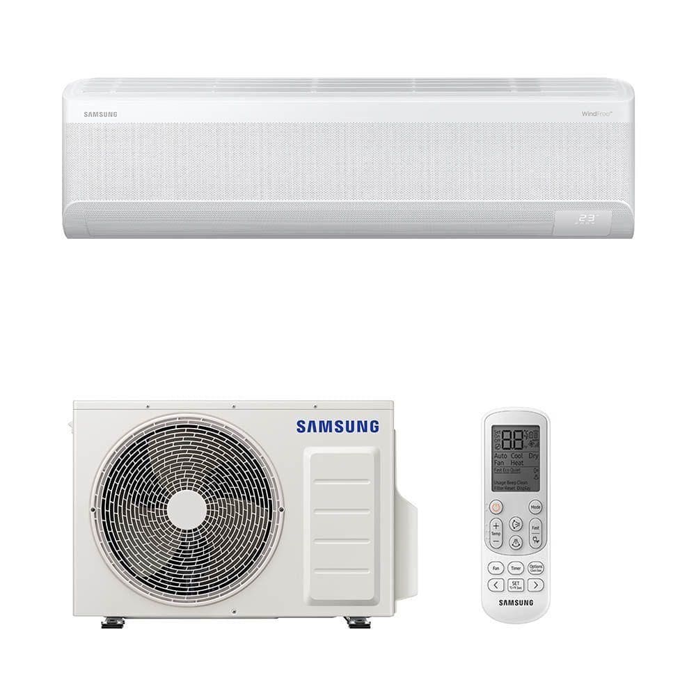Ar Condicionado Split Hi Wall Inverter Samsung Windfree Connect AI 18.000 BTUs R-32 Quente e Frio 220V