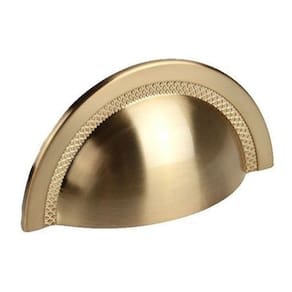 Puxador Shell 64mm Gold Escovado Zen Design
