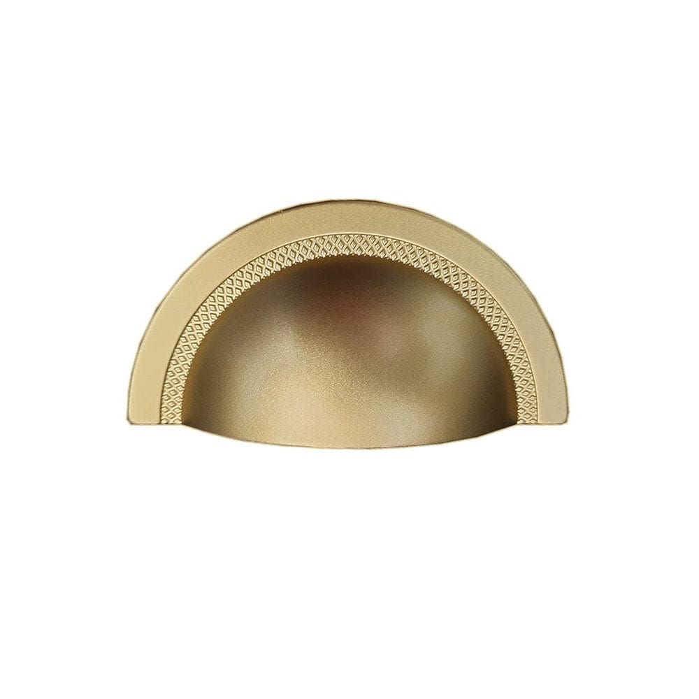Puxador Shell 64mm Gold Fosco Zen Design