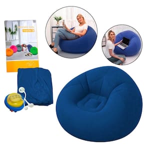 Sofá Poltrona Puff Inflável Deluxe Aveludado – Conforto e Estilo, Impermeável, Suporta 100kg, Ideal para Relaxamento em Qualquer Ambiente