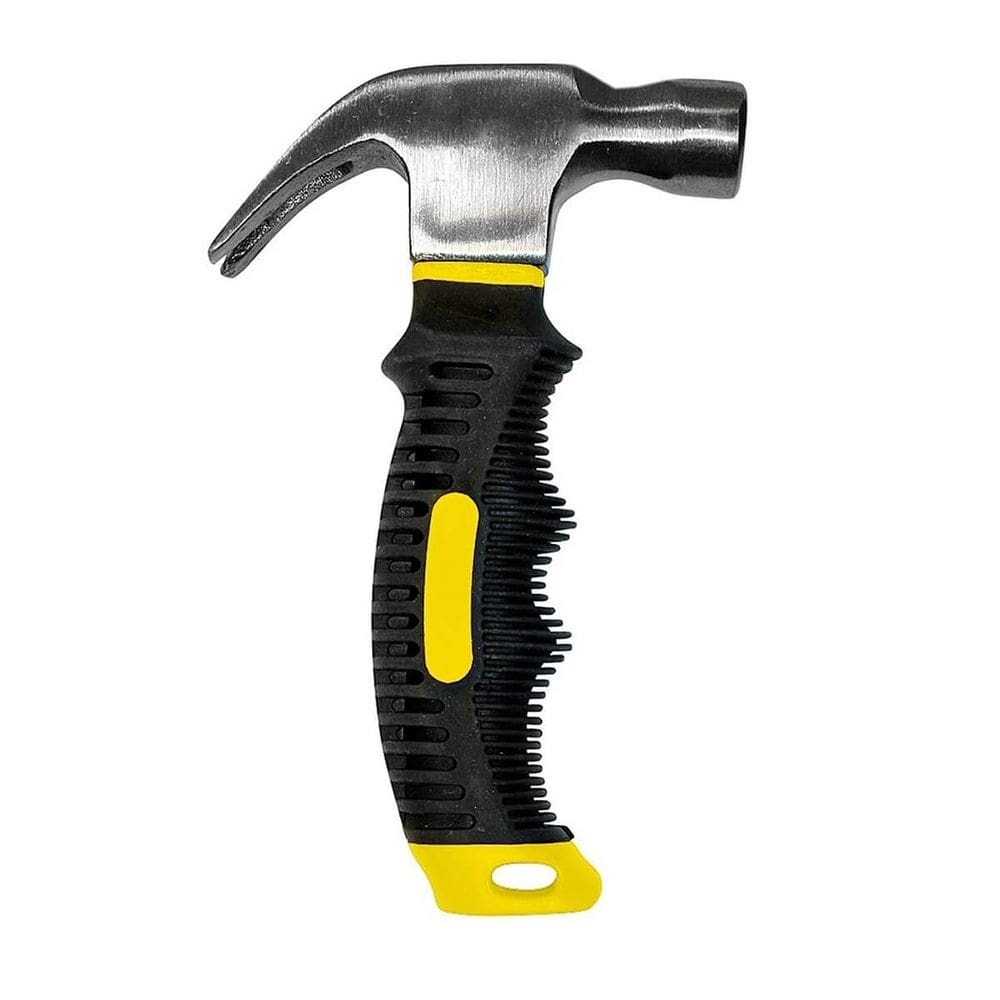 Mini Martelo com Cabo Emborrachado – Compacto, Resistente e Portátil, Ideal para Reparos, Viagens e Kits de Ferramentas