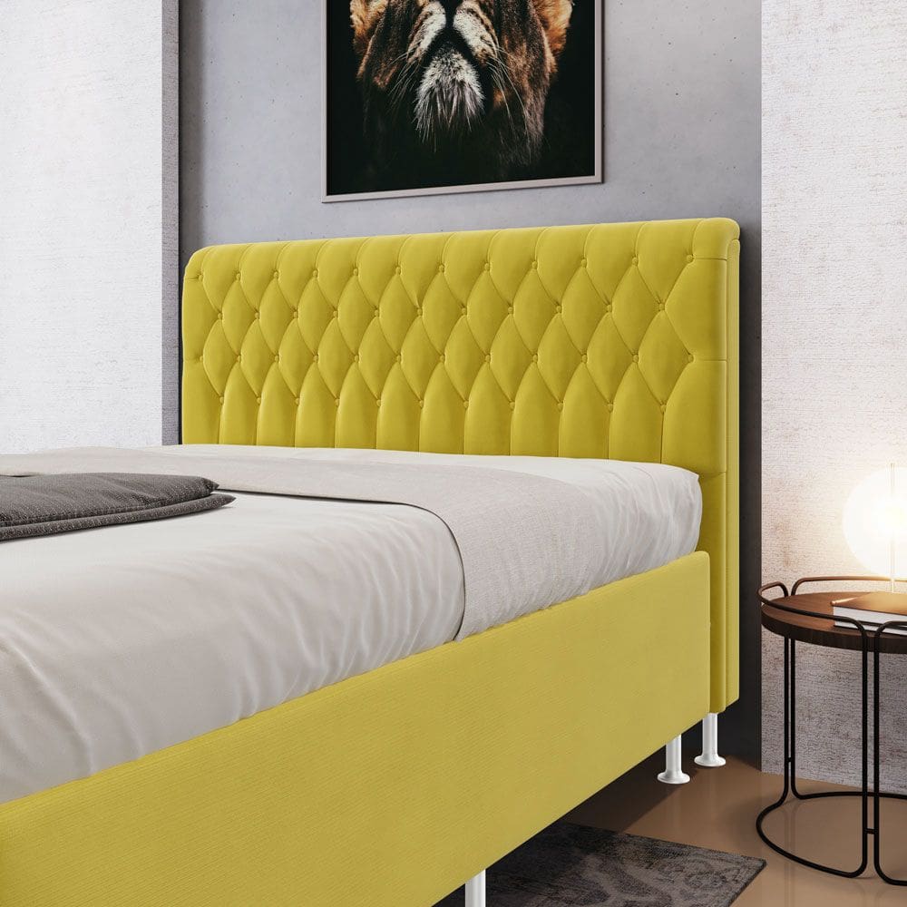 Cabeceira para Cama de Casal Bellatrix 140 Tecido Sued