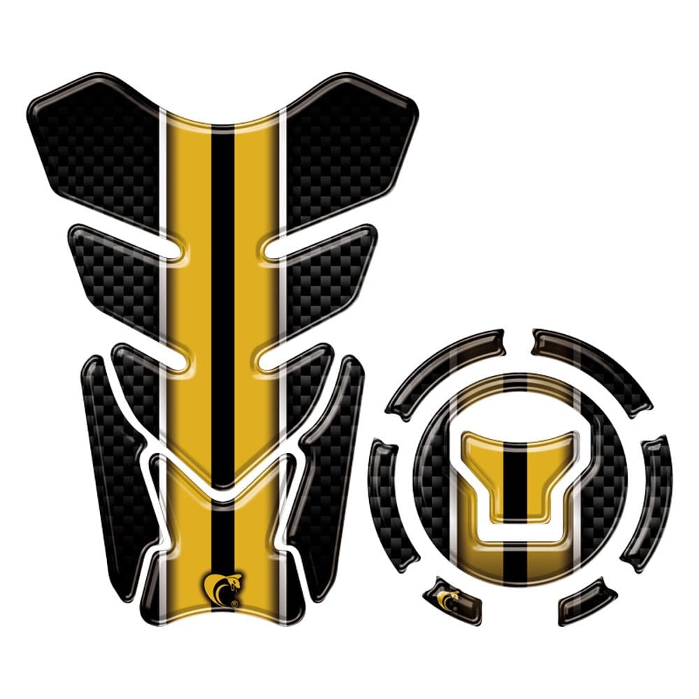 Kit Protetor Tanque Adesivo Moto Honda Acima 2018 Dourado