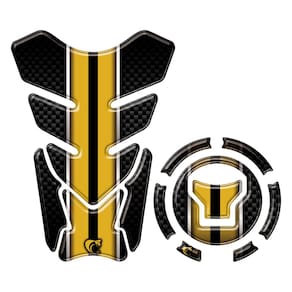 Kit Protetor Tanque Adesivo Moto Honda Acima 2018 Dourado