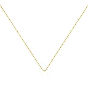 Corrente Feminina Veneziana Banhada Em Ouro 18k