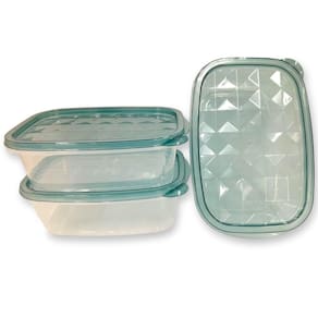 Conjunto de Potes Plásticos c/3 Unid 2443629 Verde - Quanhe