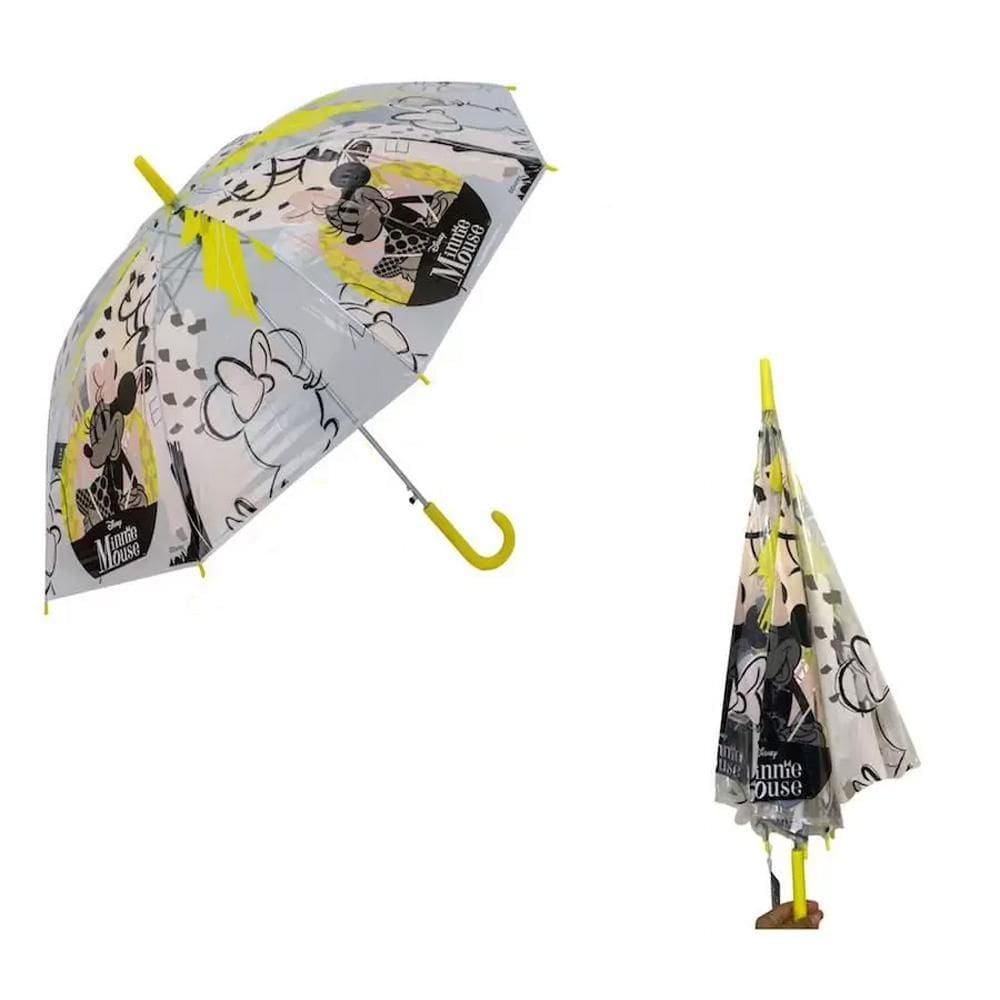 Guarda Chuva Infantil Minnie Preto Brancotuut