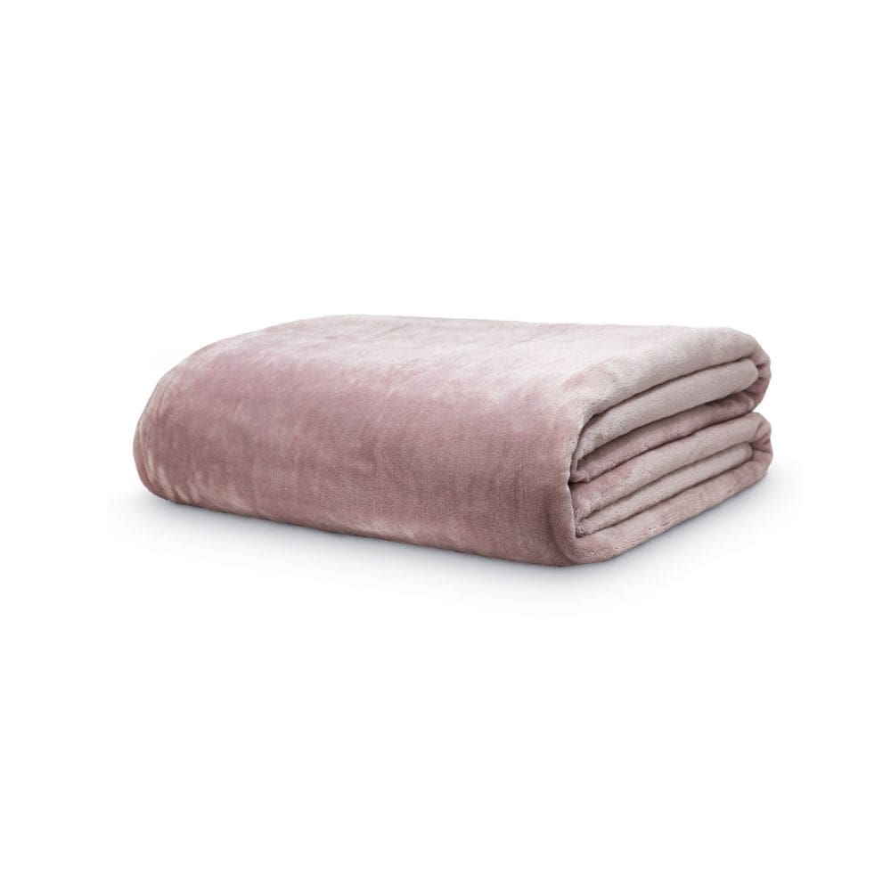 Cobertor King Neo Velour 240x260 Liso 300g/m² Rose