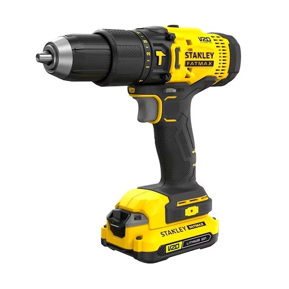 Furadeira/ Parafusadeira de Impacto Stanley, 20V, 2 baterias