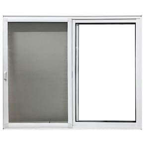 Janela de Alumínio Vitro 2 Folhas com Tela Mosquiteira 100x100 Branco