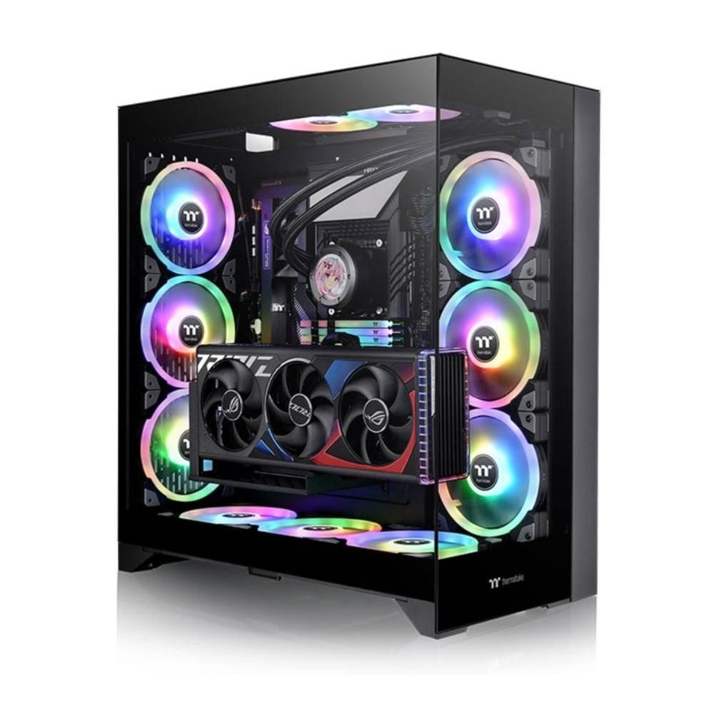 Gabinete Thermaltake CTE E600 Mx Black Win USB 3.2 Cooler 120mm 3 Fans Mid Tower - CA-1Y3-00M1WN-00