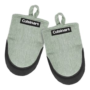 Luvas de forno Cuisinart Mini resistentes ao calor 14 cm x 18 cm Chambray