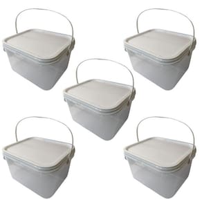 Balde Para Doces 2.4 Litros Com Tampa-Kit 5 Pçs