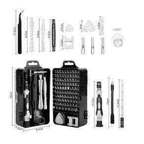 Kit Profissional Reparo 115 Peças Multiuso Ideal