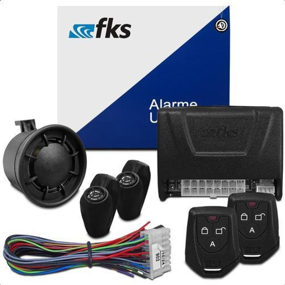 Alarme Automotivo Fks Universal Fk902 Cb Plus Completo