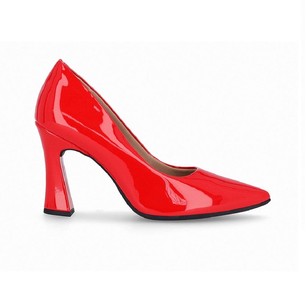 Scarpin Salto Alto Bico Fino Piccadilly 749236 Feminino - Vermelho