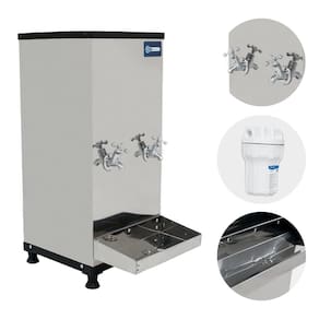 Bebedouro Industrial Bancada 25L Resfriador De Água 2 Torneiras KX02B Knox