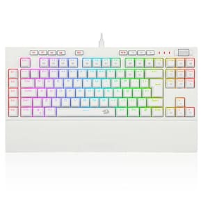Teclado Mecânico Gamer Redragon Broadsword Pro ABNT2 Switch Blue Óptico Iluminação RGB K588W-RGB-PRO