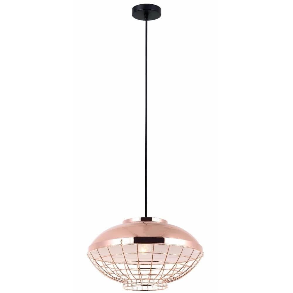 Pendente Aramado Rose Gold 39,5cm 1E27 PE-050/1.40 Mais Luz