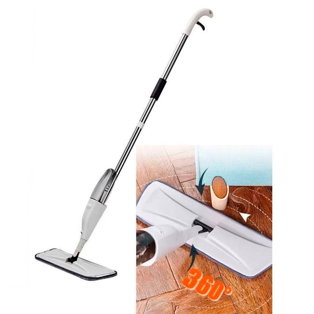 Esfregão Spray Microfibra Ideal Para Pisos Secos E Molhados
