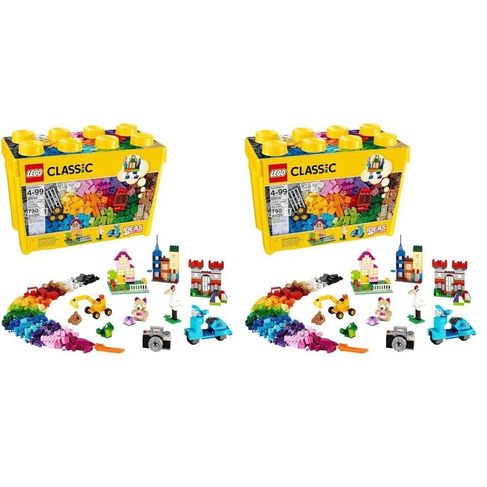 Conjunto de brinquedos de construção LEGO Classic Large Creative Brick Box 10698