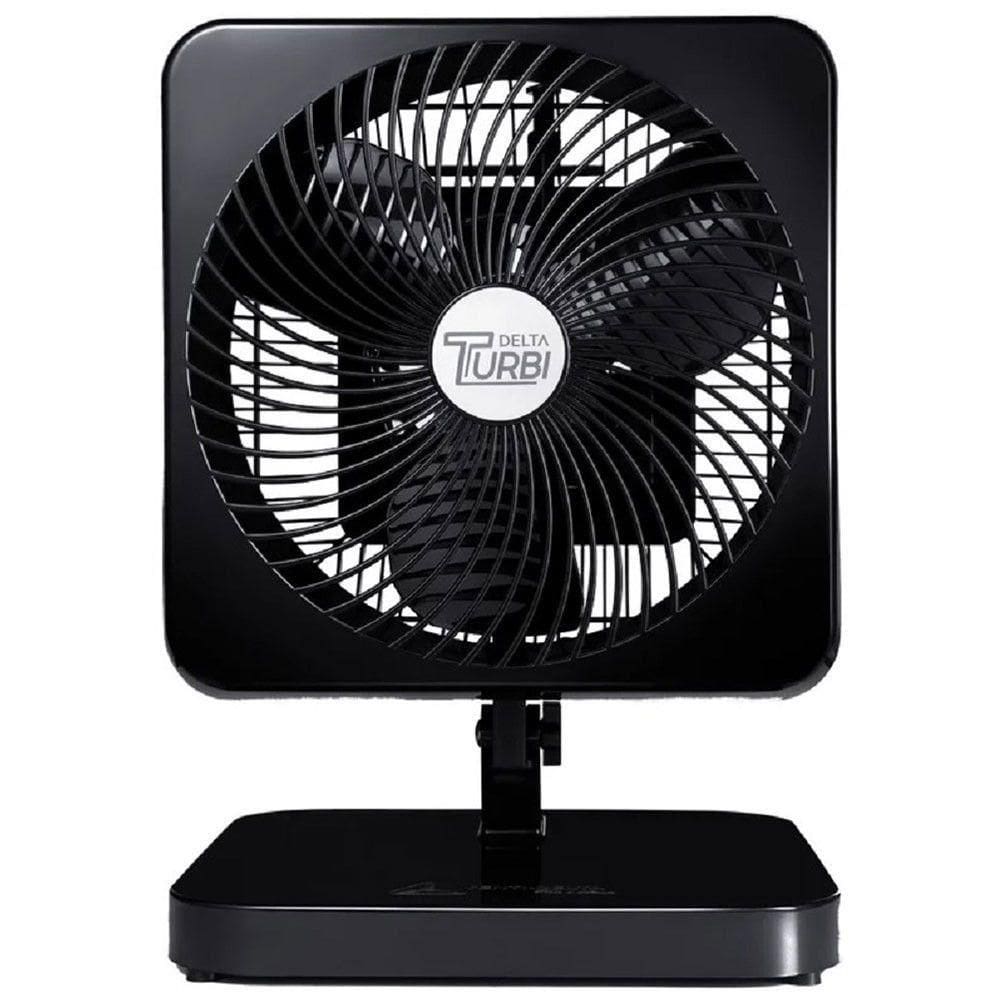 Ventilador De Mesa Oscilante Delta Turbo Max Ventidelta Preto