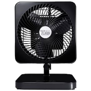 Ventilador De Mesa Oscilante Delta Turbo Max Ventidelta Preto