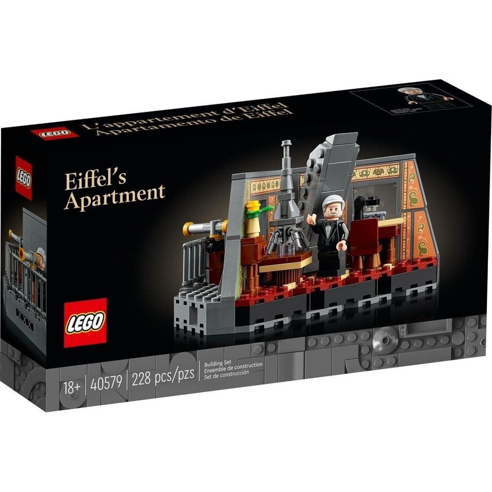 Brinquedo de construção LEGO Eiffel`s Apartment 40579 com Torre Eiffel