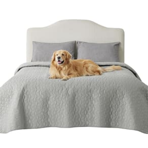Capa de cama impermeável para cães Bedsure Grey 210x210cm