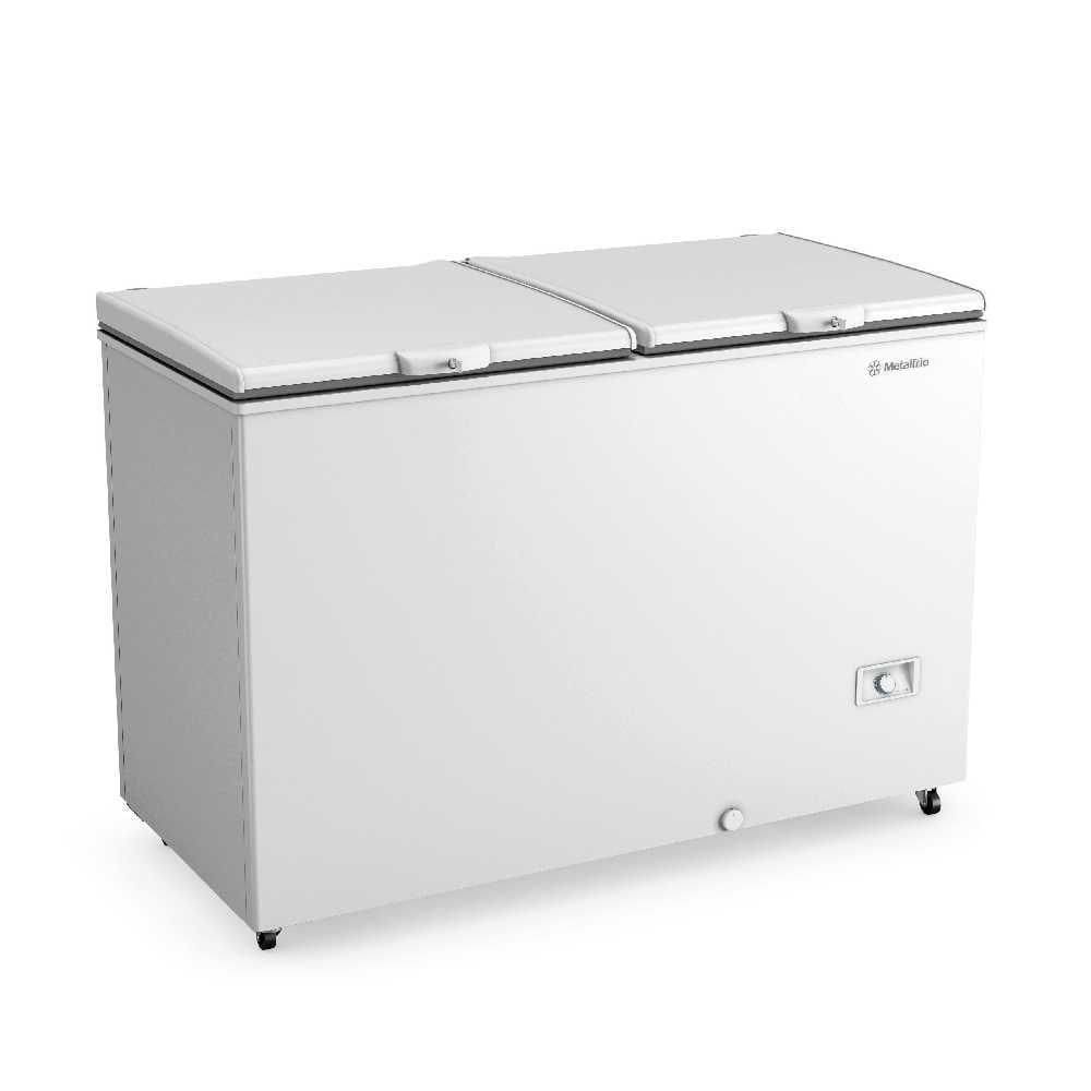 Freezer Horizontal Inverter Dupla Ação 417 Litros Tampa Cega Da420if Tech Bivolt - Metalfrio