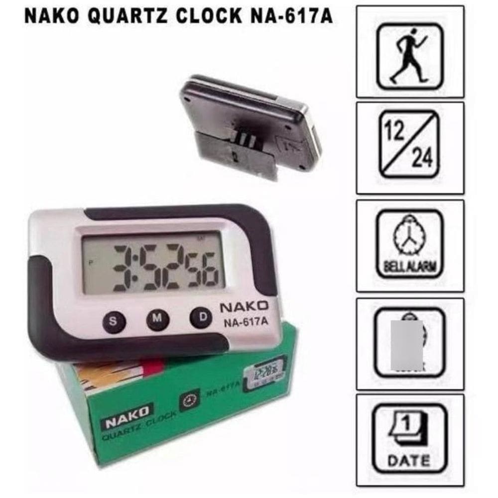 Mini Relógio/Despertador - Nako