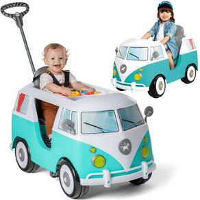 Carrinho de Passeio e Pedal para Bebe Calesita Kombina Verde