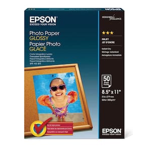 Papel fotográfico Epson S041649 Glossy 8,5x11 50 folhas 52 lb