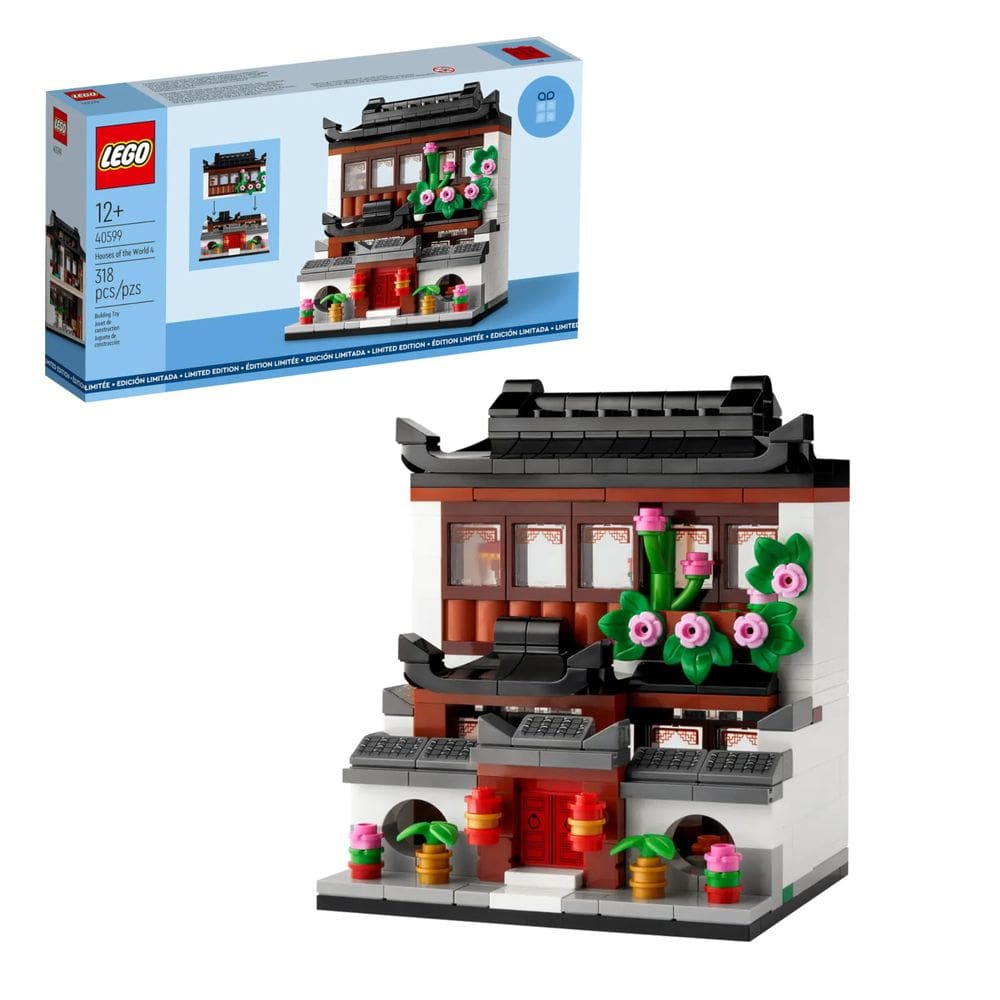 Conjunto de construção LEGO Houses of The World 4 GWP 40599 318 peças