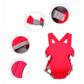 Canguru Carrega Bebê Suporte Ergonômico 15kg Vermelho