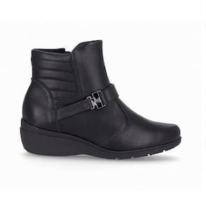 Bota Cano Curto Piccadilly Maxi 117106 Feminina - Preta