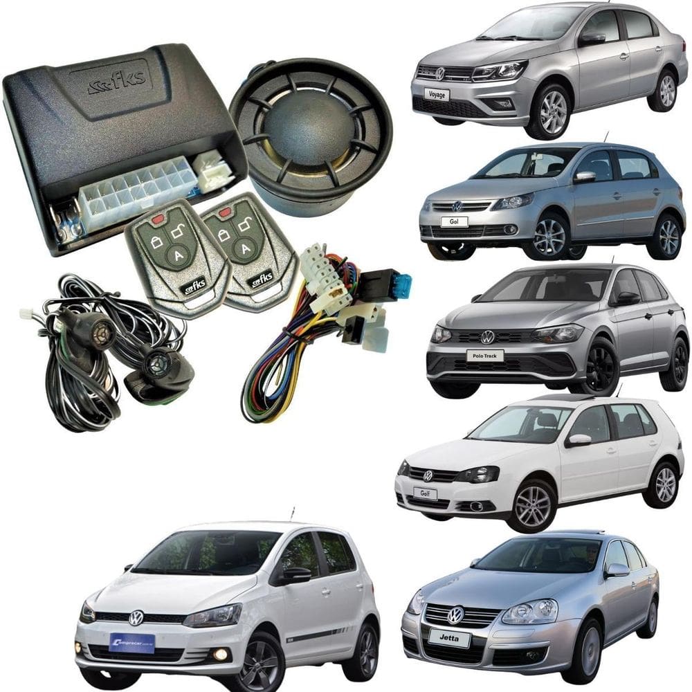 Alarme Antifurto Trava Porta Bloqueio Automático Do Motor Vw