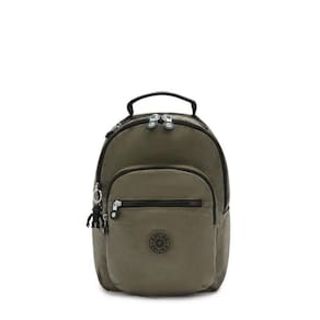 Mochila De Costas Kipling Seoul S Green Mos