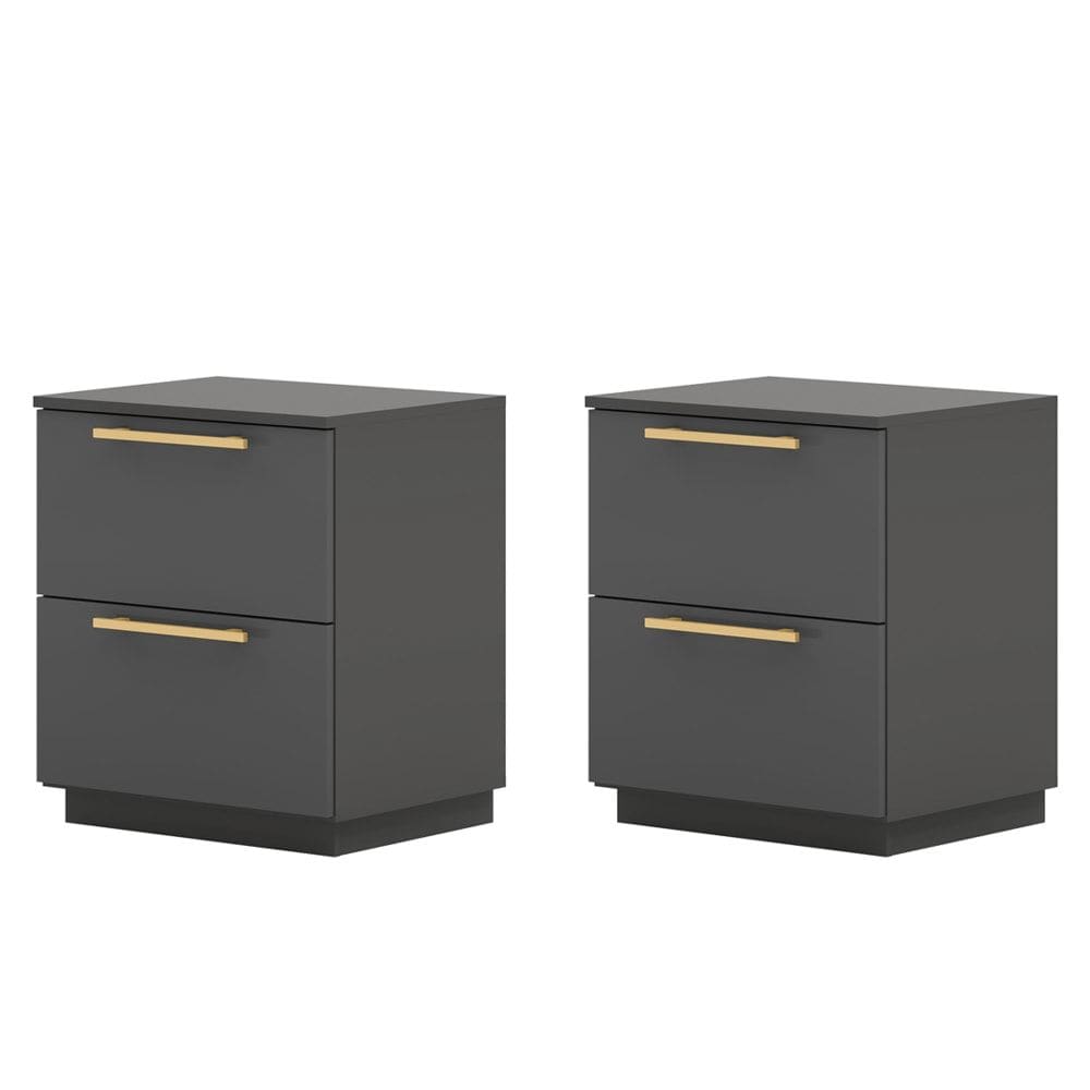 Kit 2 Mesa De Cabeceira 2GV 50 cm DUB 50019 Alasca VLR