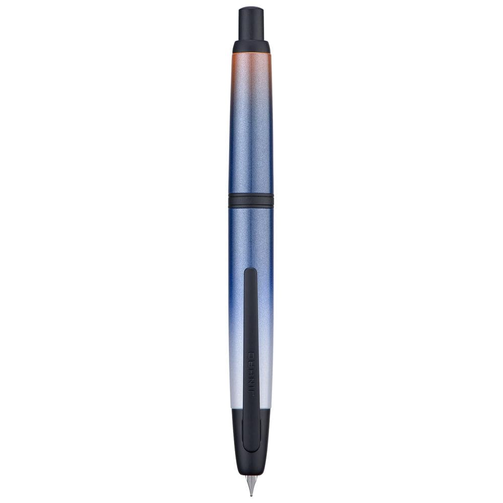 Caneta-tinteiro Jinhao 10 Press Retrátil Extra Fina Nib Azul