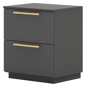 Mesa De Cabeceira 2 Gavetas 50 cm DUB 50019 Alasca VLR
