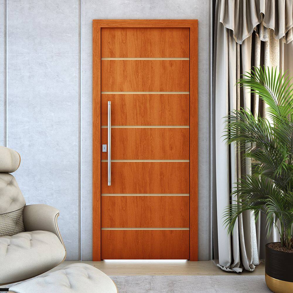 Kit 2 Portas De Madeira Frisada U.V  210cm x 90cm - R70SS
